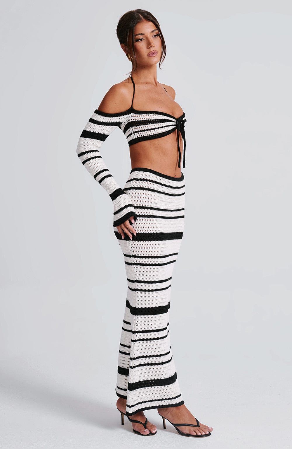 CONJUNTO LONGO COM ALÇAS MANGA LONGA - ALEXIA