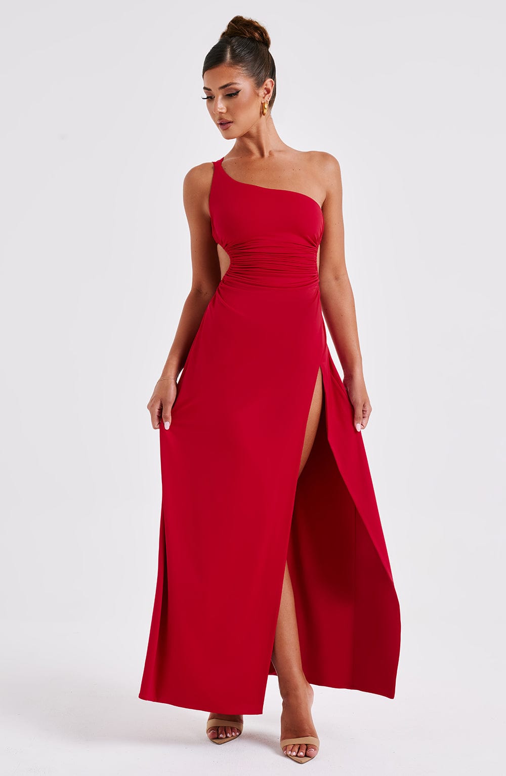 VESTIDO LONGO COM ALÇAS E DECOTE NAS COSTAS - ANABELLE