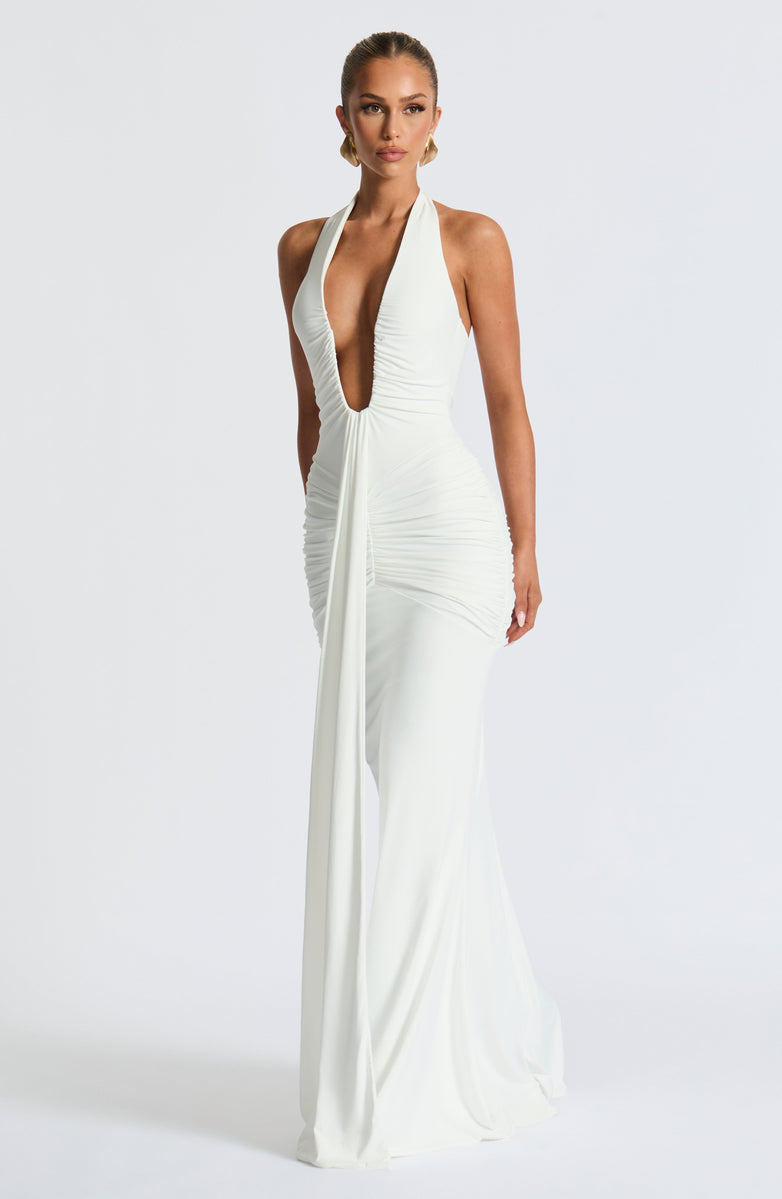 VESTIDO LONGO MARJORE BLANC
