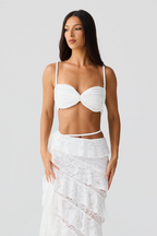 CONJUNTO EM RENDA COM ALÇAS TRANÇADAS - KLEOPATRA