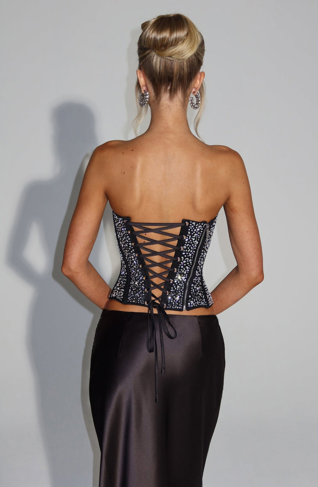CORSET BUSTIER COM AMARRAÇÃO NAS COSTAS - ELORA