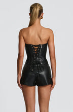 CORSET BUSTIER COM AMARRAÇÃO NAS COSTAS - DONNER