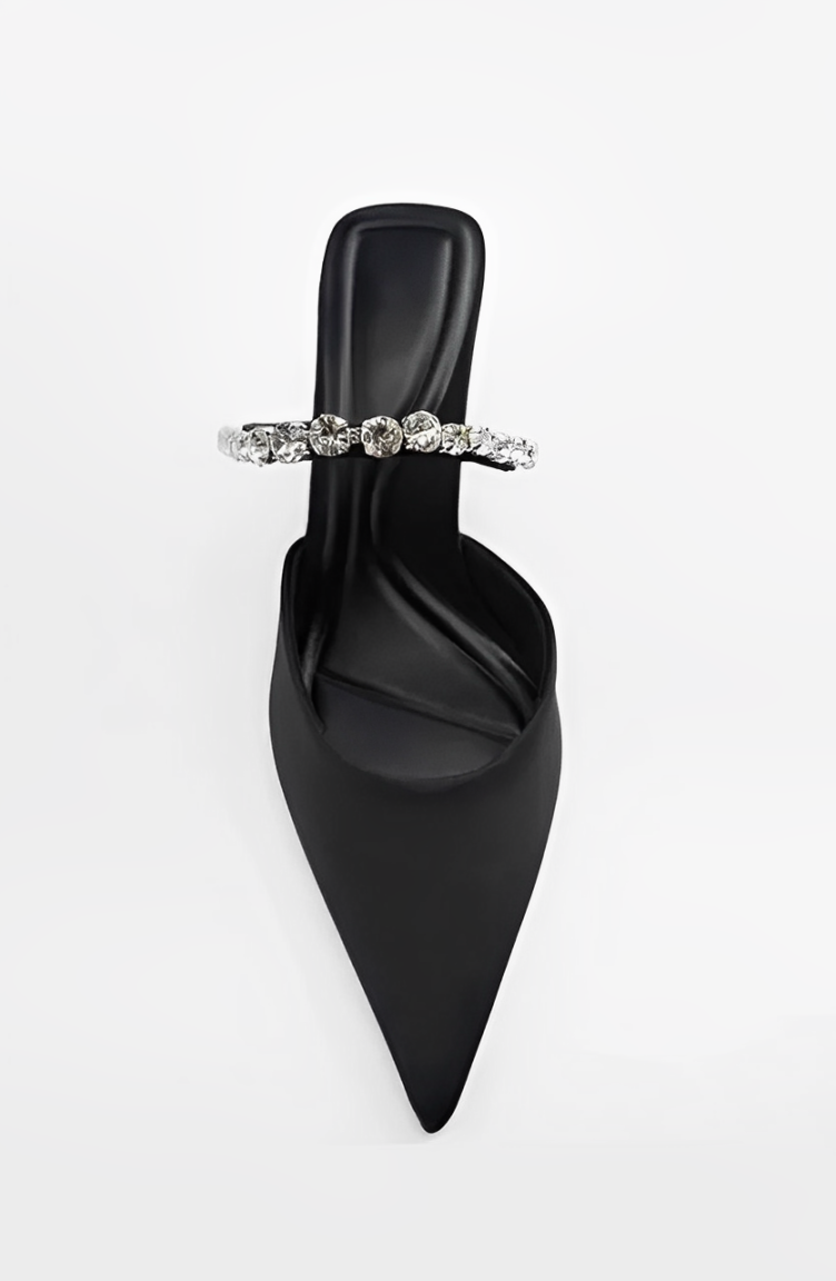 SALTO BAIXO COM STRASS - NATASHA