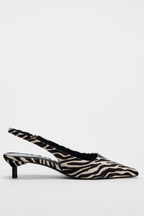 SALTO BAIXO BICO FINO - ZEBRA