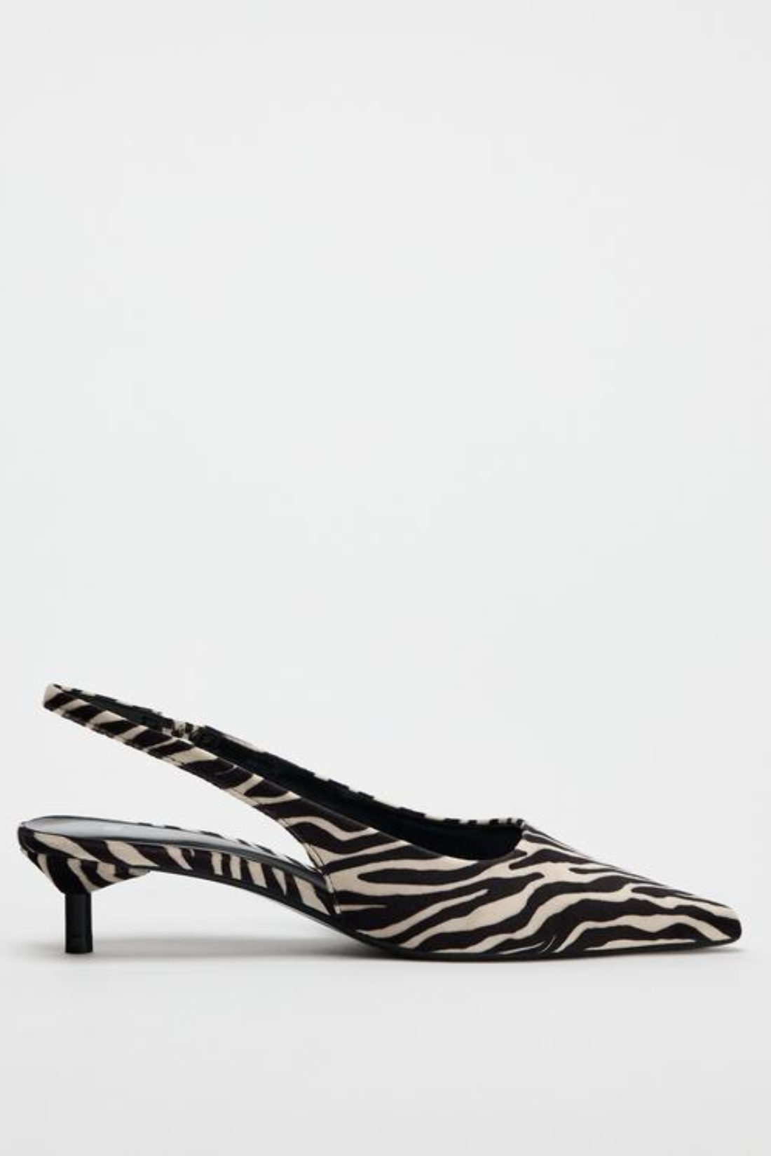 SALTO BAIXO BICO FINO - ZEBRA