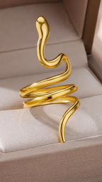 ANEL DE AÇO INOXIDAVEL - CORAL