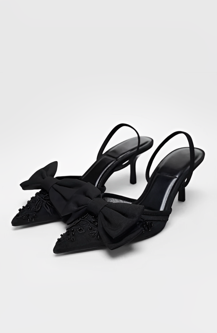 SALTO BAIXO COM STRASS - ANGELICA