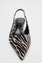 SALTO BAIXO BICO FINO - ZEBRA