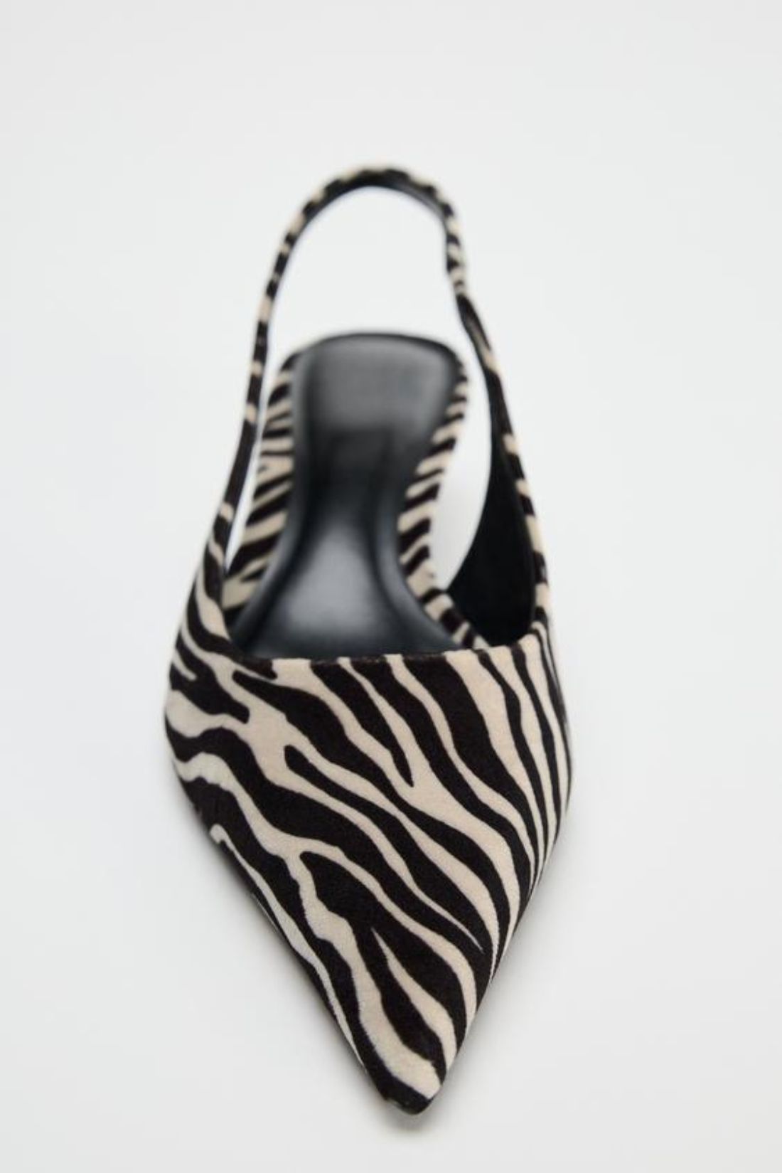 SALTO BAIXO BICO FINO - ZEBRA