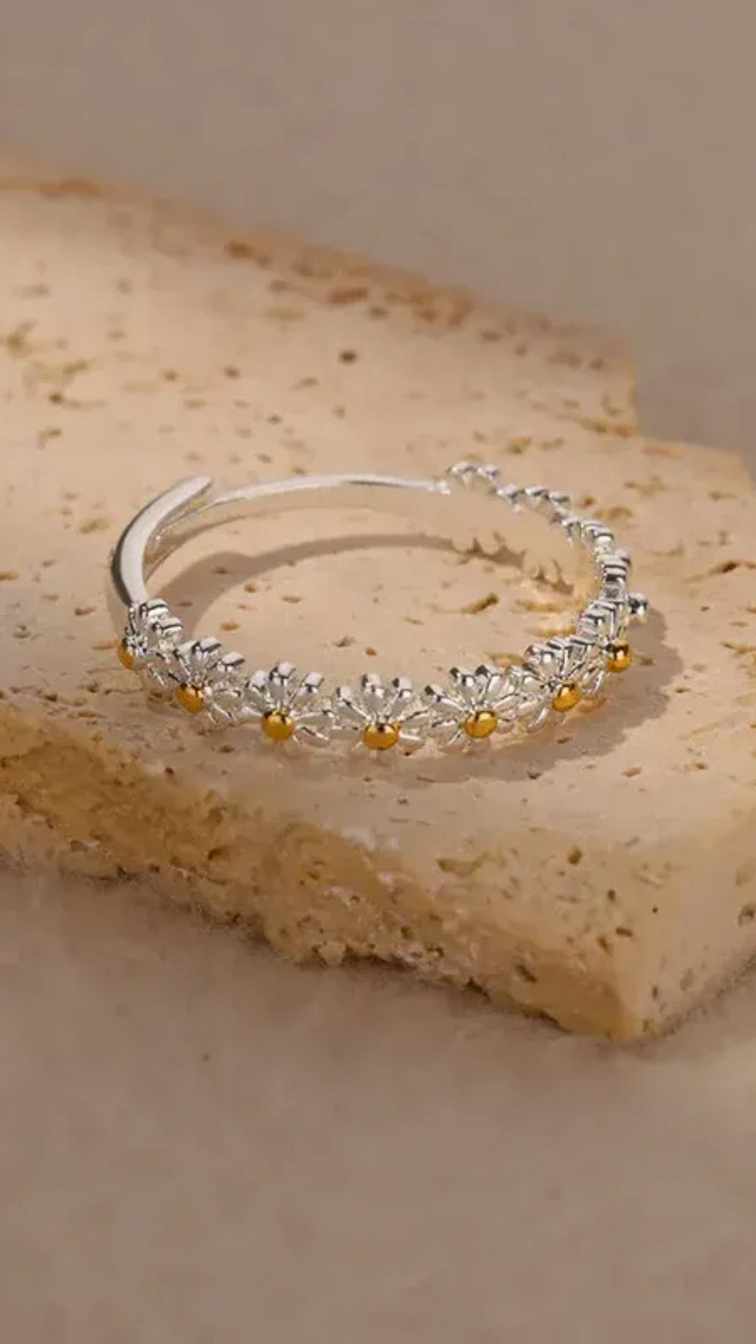 ANEL DE AÇO INOXIDAVEL - FLOWER