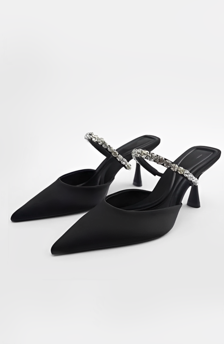 SALTO BAIXO COM STRASS - NATASHA