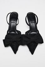 SALTO BAIXO COM STRASS - ANGELICA