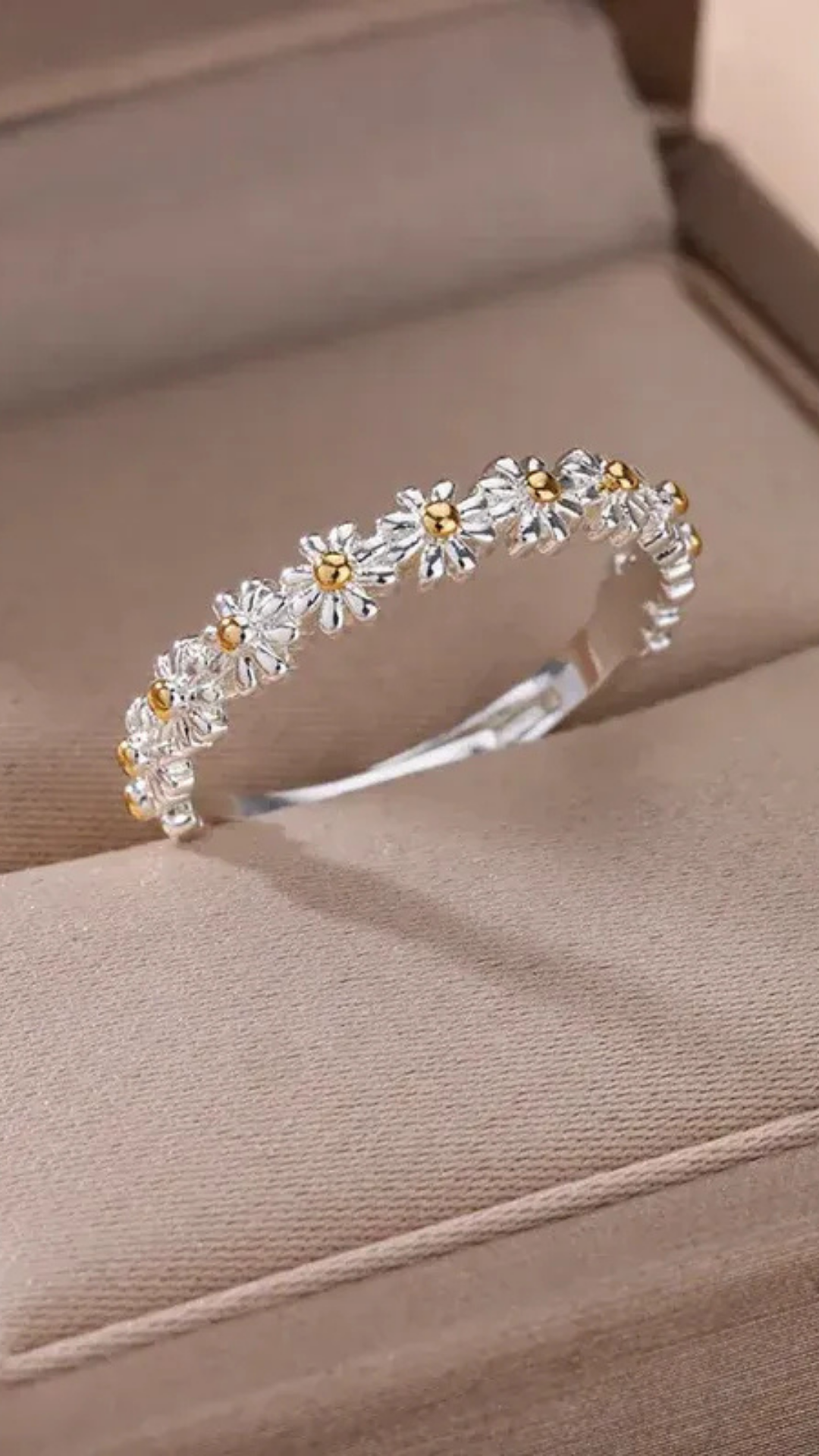 ANEL DE AÇO INOXIDAVEL - FLOWER