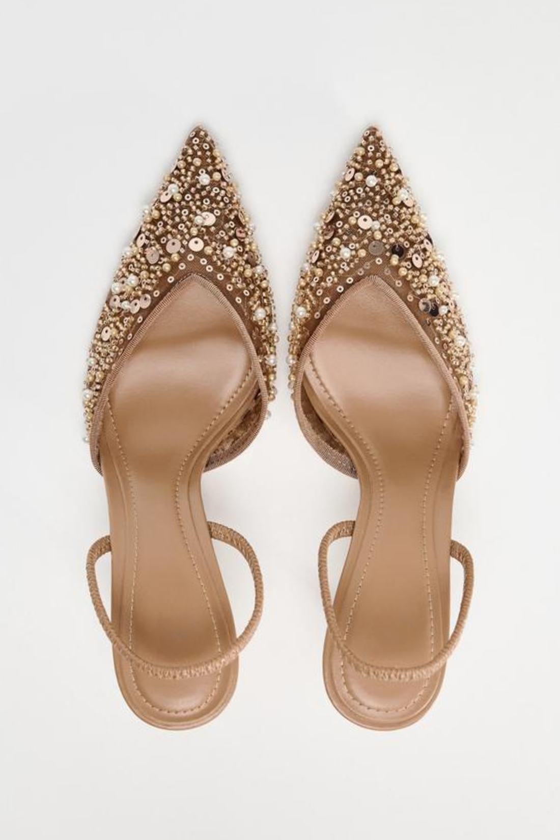 SALTO BAIXO COM STRASS - CASSIE