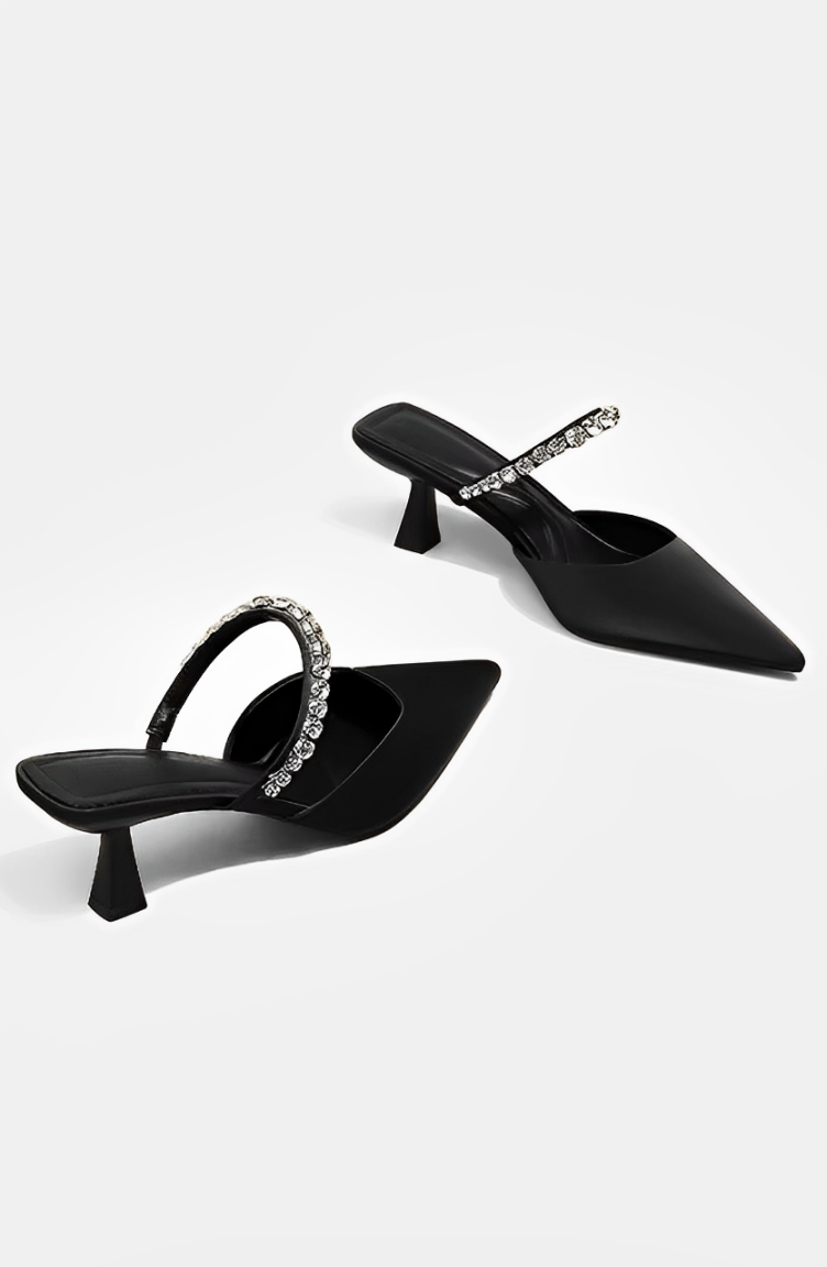 SALTO BAIXO COM STRASS - NATASHA