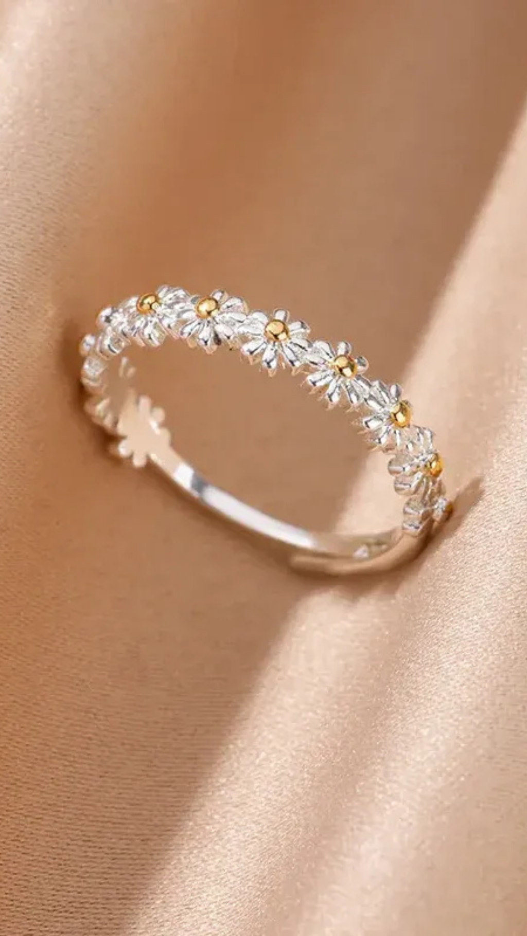 ANEL DE AÇO INOXIDAVEL - FLOWER