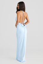 VESTIDO LONGO COM ALÇAS E DECOTE NAS COSTAS - MELIN