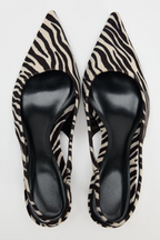 SALTO BAIXO BICO FINO - ZEBRA