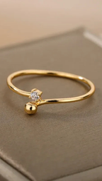 ANEL DE AÇO INOXIDAVEL - REBECA