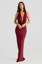 VESTIDO LONGO COM ALÇAS E DECOTE NAS COSTAS - MELIN