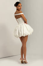 VESTIDO MINI BUSTIER COM DECOTE OMBRO A OMBRO - SOPHIE