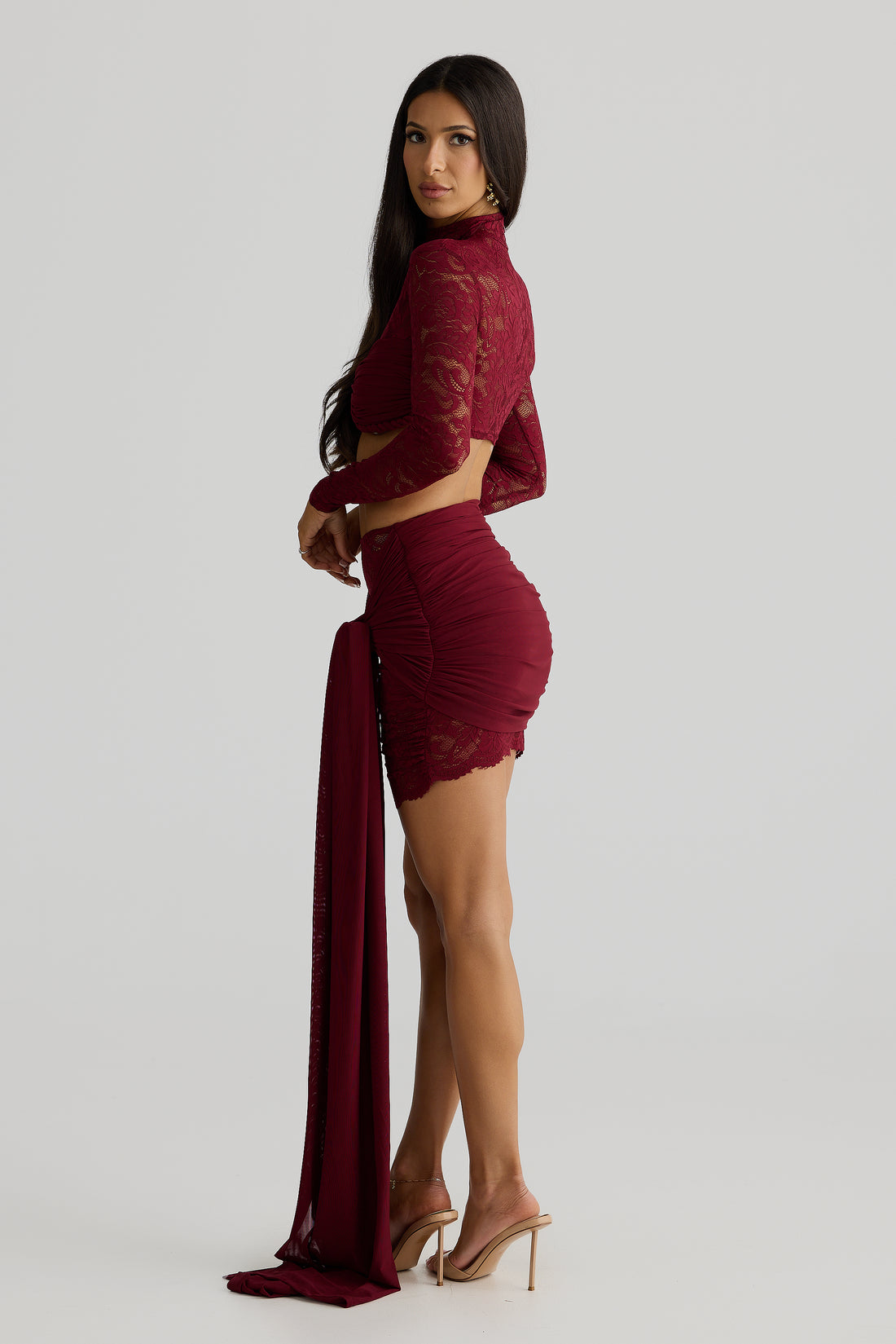 CONJUNTO MANGA LONGA EM RENDA - MILENE