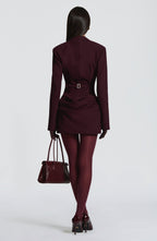 VESTIDO MINI SOCIAL COM DECOTE EM V - LAMOUR