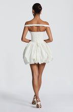 VESTIDO MINI BUSTIER COM DECOTE OMBRO A OMBRO - SOPHIE