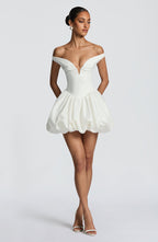 VESTIDO MINI BUSTIER COM DECOTE OMBRO A OMBRO - SOPHIE