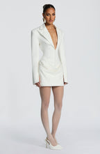 VESTIDO MINI SOCIAL COM DECOTE EM V - LAMOUR
