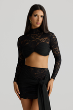 CONJUNTO MANGA LONGA EM RENDA - MILENE