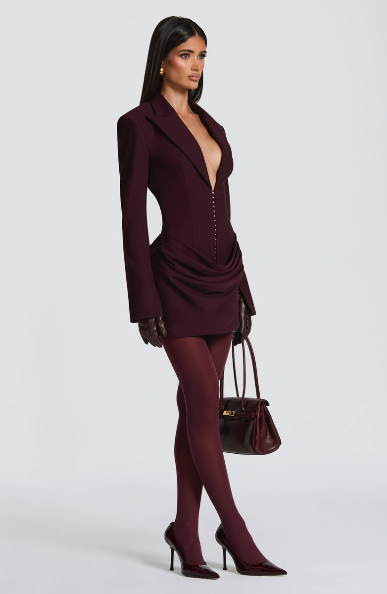 VESTIDO MINI SOCIAL COM DECOTE EM V - LAMOUR