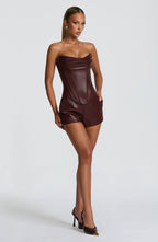 CORSET BUSTIER COM AMARRAÇÃO NAS COSTAS - DONNER