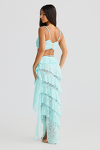 CONJUNTO EM RENDA COM ALÇAS TRANÇADAS - KLEOPATRA