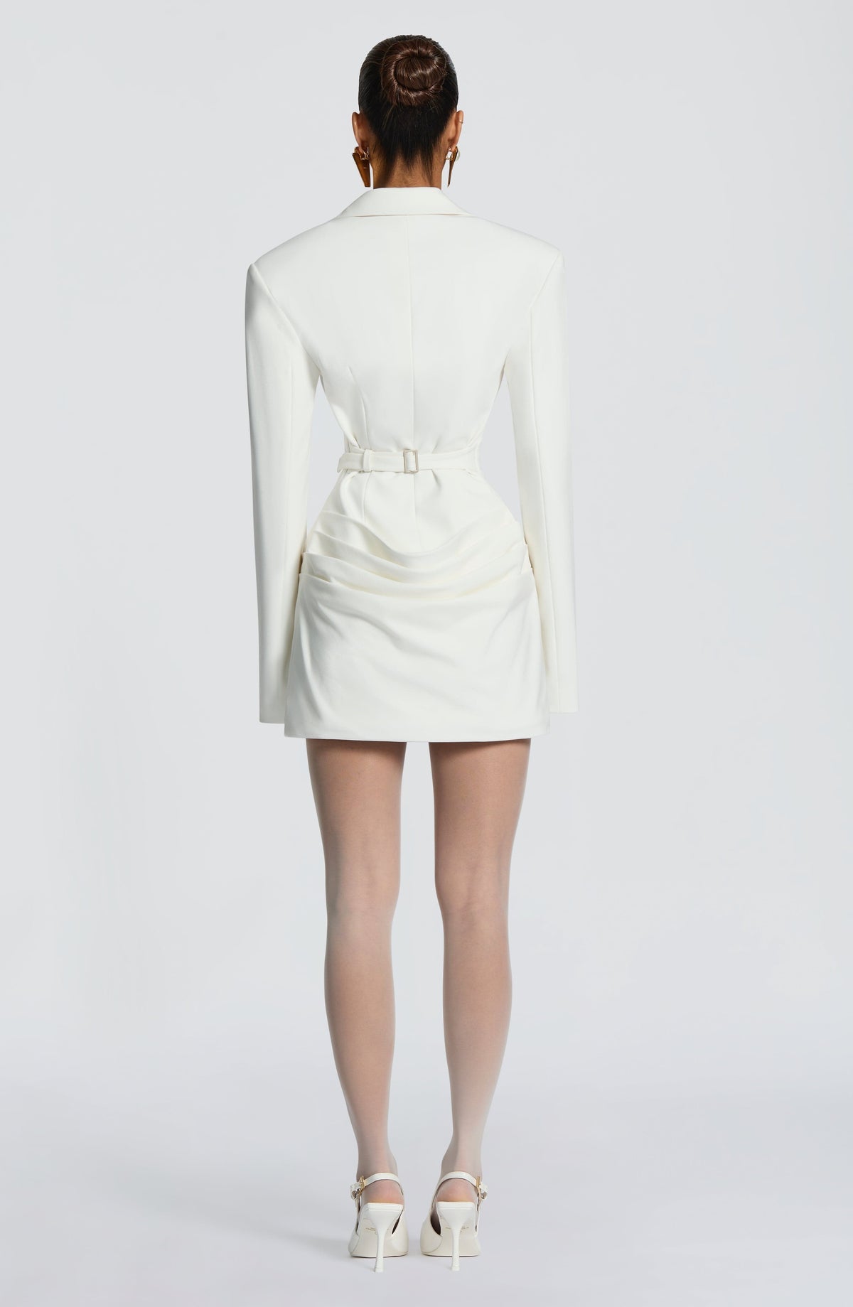 VESTIDO MINI SOCIAL COM DECOTE EM V - LAMOUR
