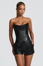 CORSET BUSTIER COM AMARRAÇÃO NAS COSTAS - DONNER