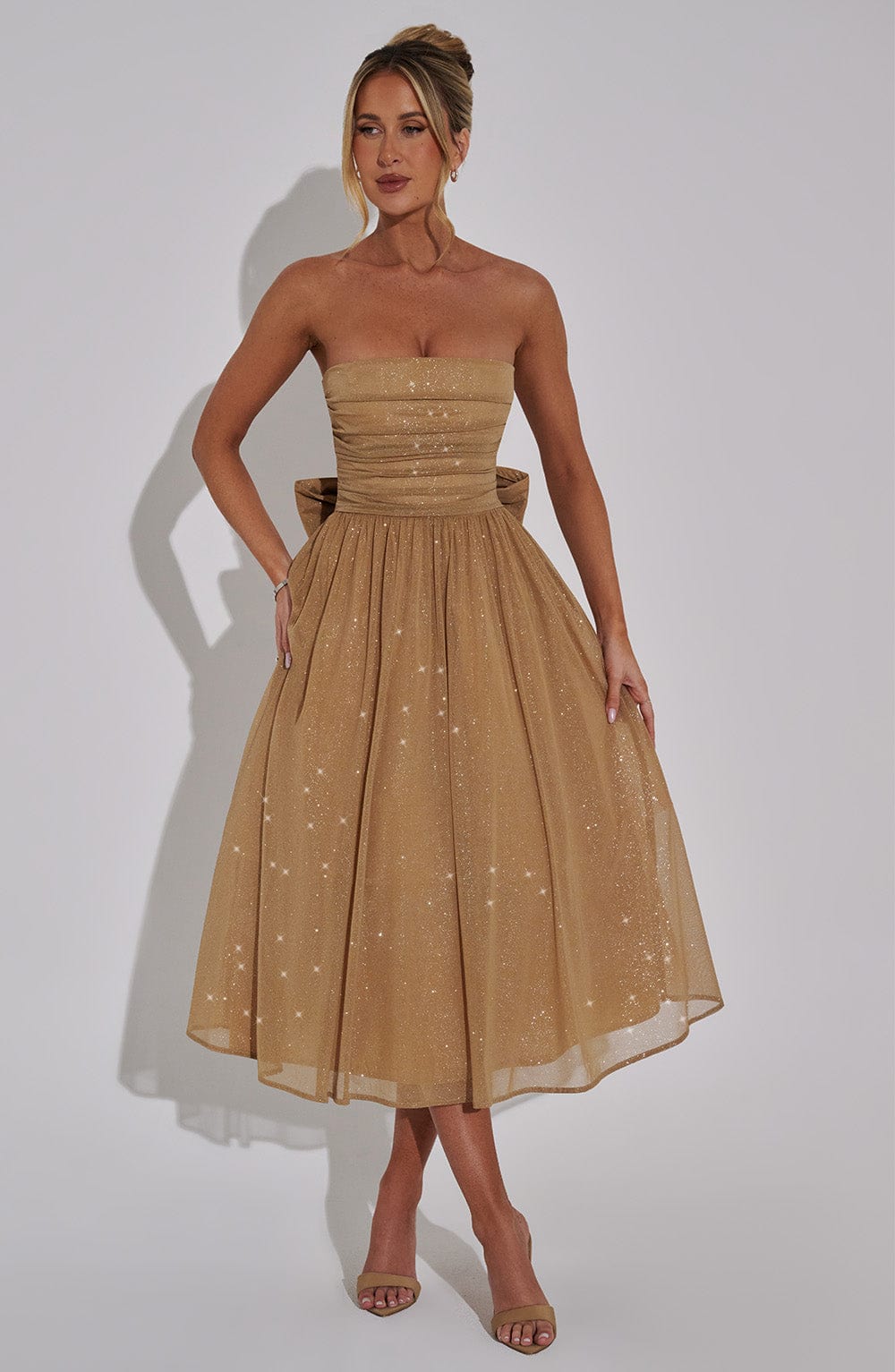 VESTIDO MIDI PARTY EMANUELLE