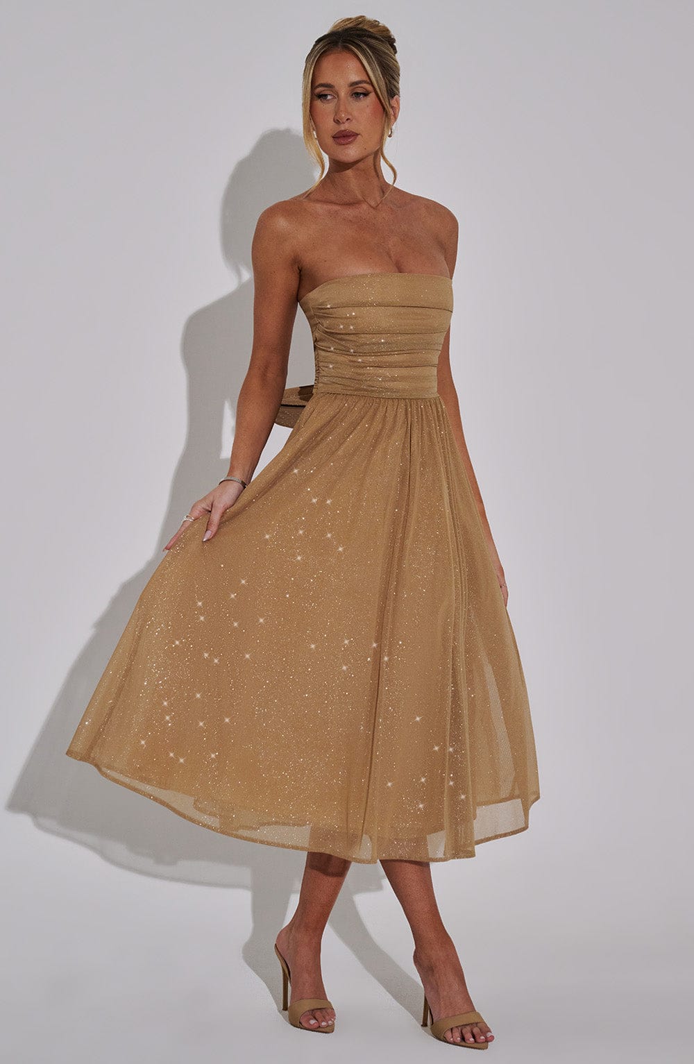 VESTIDO MIDI PARTY EMANUELLE
