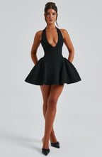 VESTIDO MINI COM ALÇAS E DECOTE EM V - MARCELA