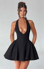 VESTIDO MINI COM ALÇAS E DECOTE EM V - MARCELA