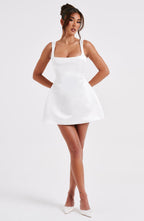 VESTIDO MINI COM ALÇAS E DECOTE RETO - CELINE