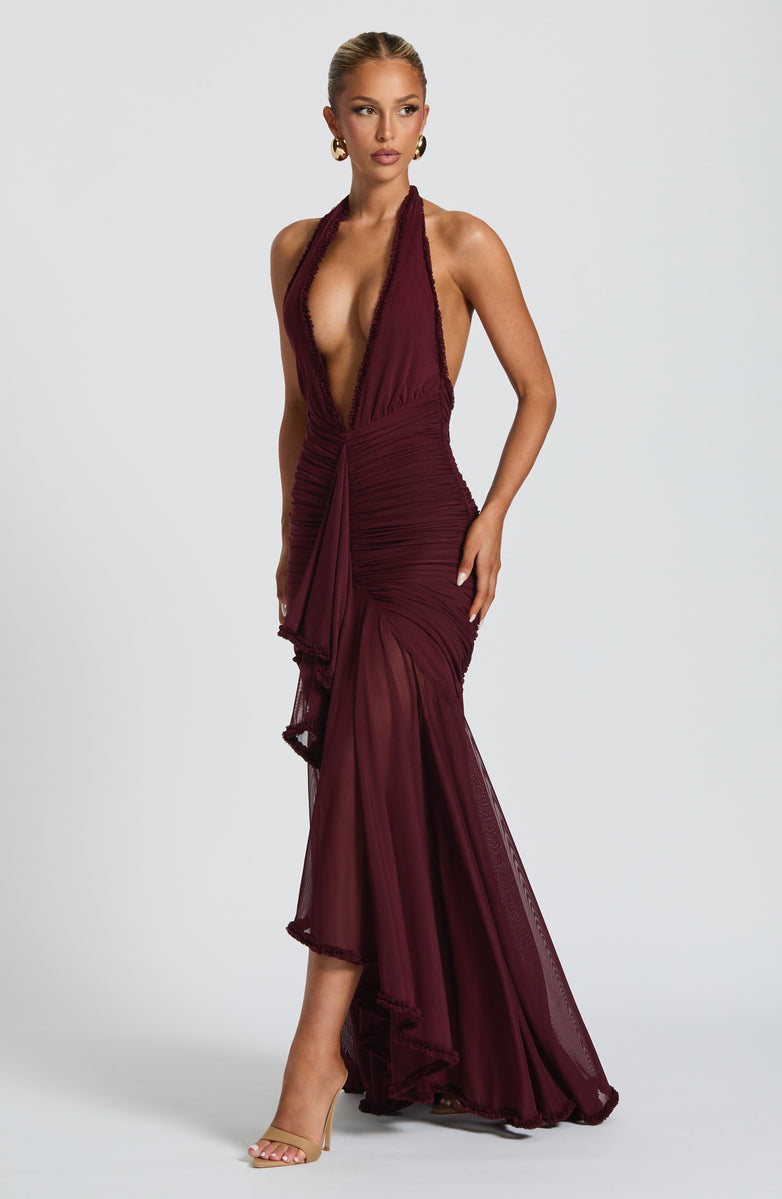 VESTIDO LONGO MARJORE SCARLET