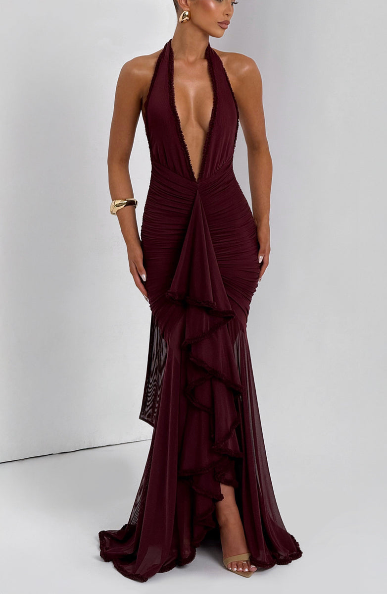 VESTIDO LONGO MARJORE SCARLET