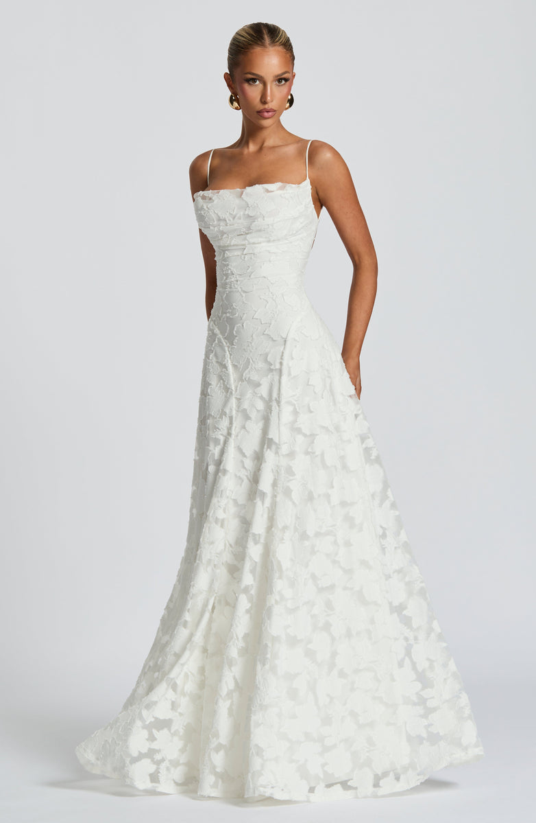 VESTIDO LONGO MARJORE ROSE