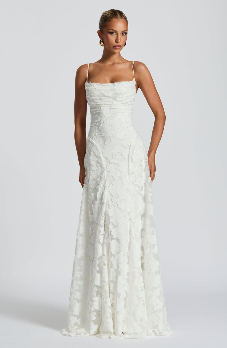VESTIDO LONGO MARJORE ROSE