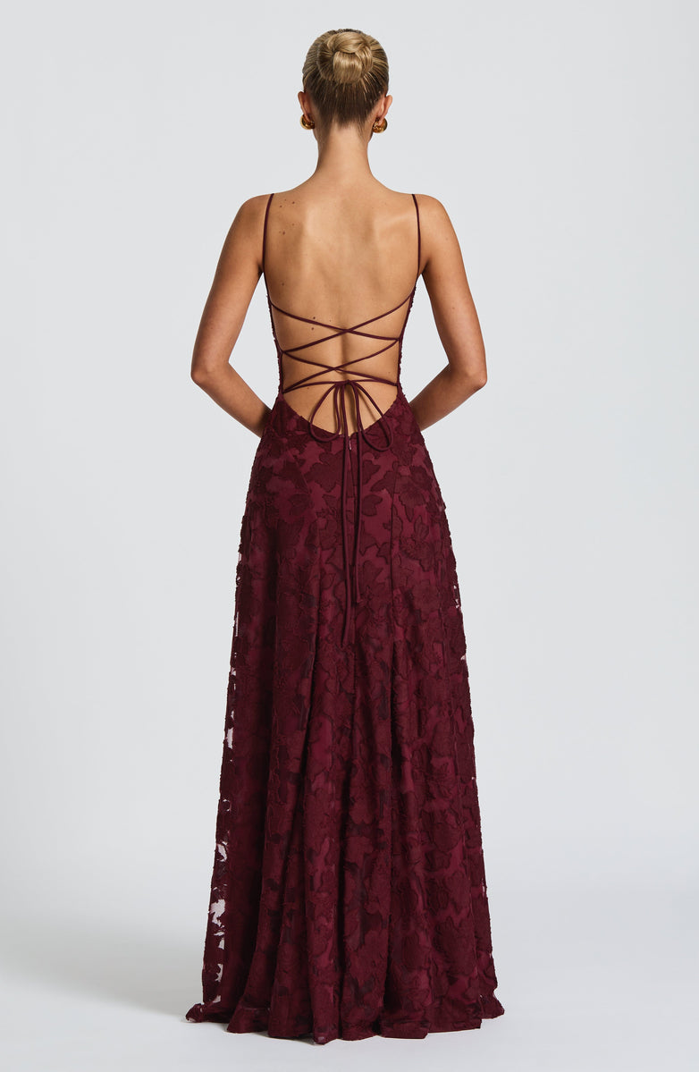 VESTIDO LONGO MARJORE ROSE