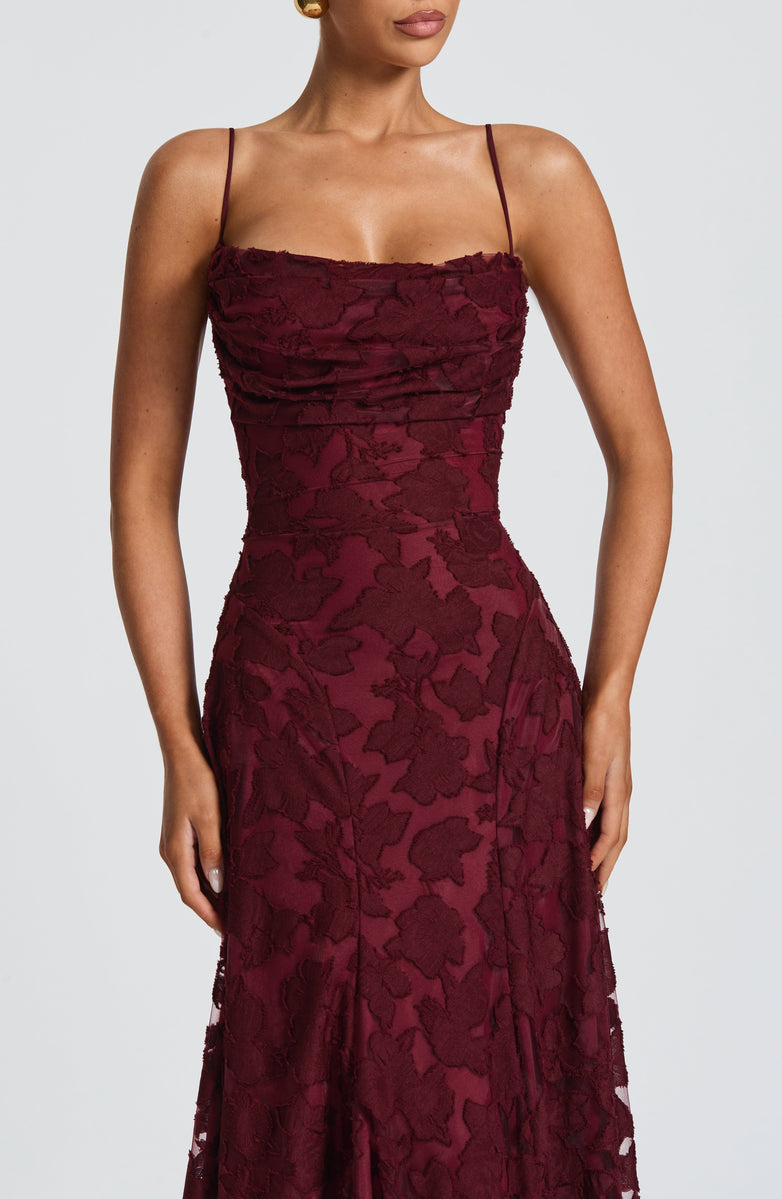 VESTIDO LONGO MARJORE ROSE
