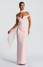 VESTIDO LONGO COM DECOTE OMBRO A OMBRO - VENUS