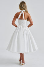 VESTIDO MIDI BUSTIER COM ALÇAS - MERIDA