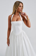 VESTIDO MIDI BUSTIER COM ALÇAS - MERIDA